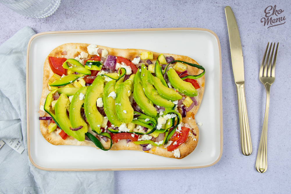 flammkuchen met avocado